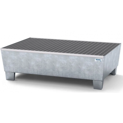 Lovilna posoda classic-line za 2 soda, pocinkana, z rešetko, 1236x815x355 cm Lovilna posoda classic-line za 2 soda, pocinkana, z rešetko, 1236x815x355 cm