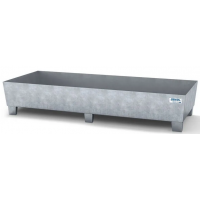 Lovilna posoda classic-line za 2 soda, pocinkana, brez rešetke, 815x2010x355 cm