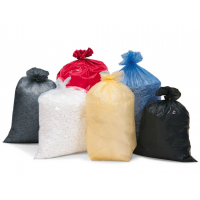Vreče za smeti, 125 l, modre (1 paket = 250 kosov)