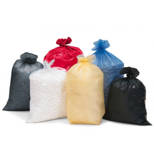 Vreče za smeti, 125 l, modre (1 paket = 250 kosov)