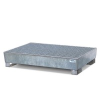 Lovilna posoda classic-line za 4 sode, pocinkana, z rešetko, 1300x1780x343