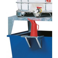 Polica za pločevinke za lovilne posode za IBC Polica za pločevinke za lovilne posode za IBC