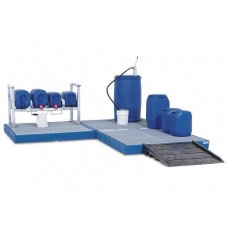 Talni element classic-line, PE, s pocinkano rešetko, 2200x1500x150