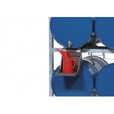 Držalo za majhne posode iz polietilena (PE), za vodoravno shranjene sode Držalo za majhne posode iz polietilena (PE), za vodoravno shranjene sode