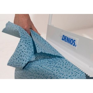 Trpežne čistilne krpe za večkratno uporabo, uporabne kot mokri robčki, 1 zvitek, modre barve Trpežne čistilne krpe za večkratno uporabo, uporabne kot mokri robčki, 1 zvitek, modre barve