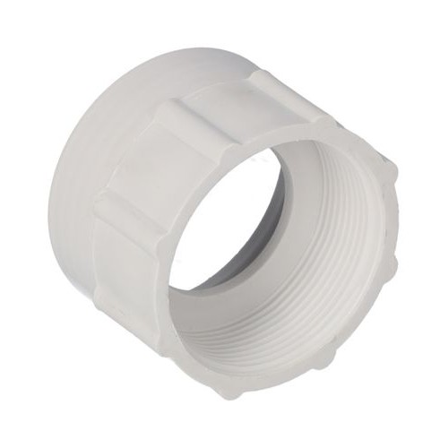 Navojni adapter iz 2" finega navoja (l) v 63 mm ASTM (l), bel Navojni adapter iz 2" finega navoja (l) v 63 mm ASTM (l), bel