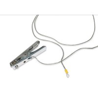 Ozemljitveni kabel z 1 kleščami / 1 sponko in ATEX odobritvijo, dolžina kabla 2 m Ozemljitveni kabel z 1 kleščami / 1 sponko in ATEX odobritvijo, dolžina kabla 2 m