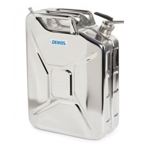 Kanister iz nerjavečega jekla s pipo in ventilacijo, 20 litrov Kanister iz nerjavečega jekla s pipo in ventilacijo, 20 litrov