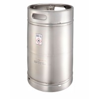 Varnostna posoda iz nerjavečega jekla, z navojnim pokrovom, 50 litrov Varnostna posoda iz nerjavečega jekla, z navojnim pokrovom, 50 litrov