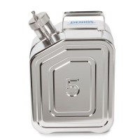 Posoda iz nerjavečega jekla z navojnim pokrovom, 5 litrov