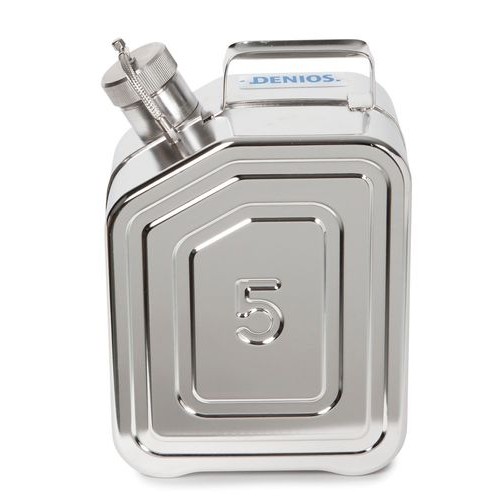 Posoda iz nerjavečega jekla z navojnim pokrovom, 5 litrov