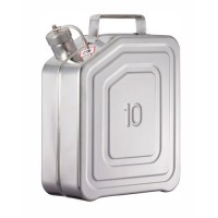 Posoda iz nerjavečega jekla z navojnim pokrovom, 10 litrov Posoda iz nerjavečega jekla z navojnim pokrovom, 10 litrov