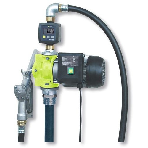 Električna črpalka za sod V, s šobo za olje in števcem količine, globina potopitve 840 mm