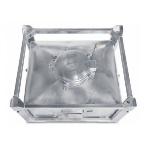 ASF zbiralnik, enostenski, 445 l, vroče cinkano