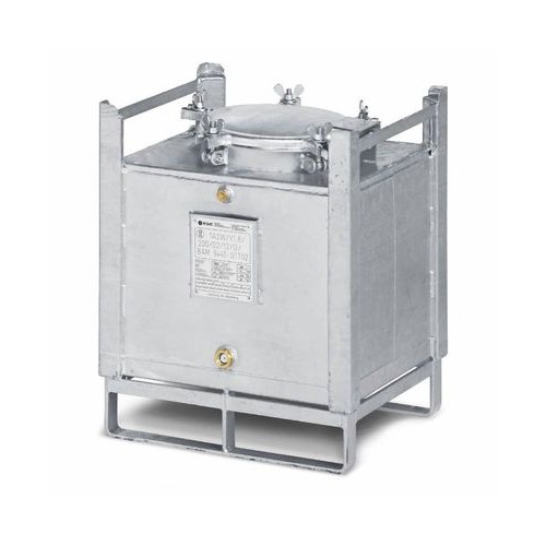 ASF zabojnik, dvojna stena, 100 l, vroče cinkano ASF zabojnik, dvojna stena, 100 l, vroče cinkano