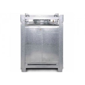 ASF zabojnik, dvojna stena, 800 l, vroče cinkano