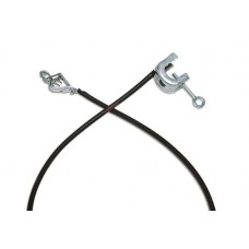 Ozemljitveni kabel z 1 krokodilskimi objemkami/ 1 C objemko in izolacijo, dolžina kabla 2m