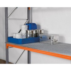 Pocinkana rešetka kot dodatni odlagalni prostor za paletni regal PO 27 Pocinkana rešetka kot dodatni odlagalni prostor za paletni regal PO 27