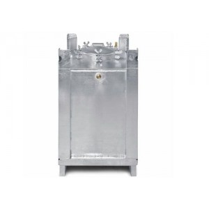 ASF zabojnik, dvojna stena, 280 l, vroče cinkano