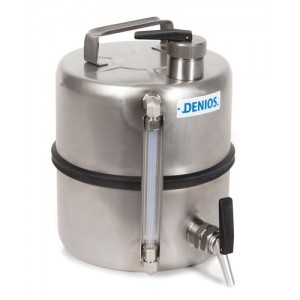 Posoda iz nerjavečega jekla z indikatorjem nivoja, 10 litrov Posoda iz nerjavečega jekla z indikatorjem nivoja, 10 litrov