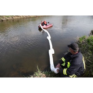 DENSORB oljna pregrada za zadrževanje in vpijanje olja na vodi, 3 m x 20 cm, 4 kosi