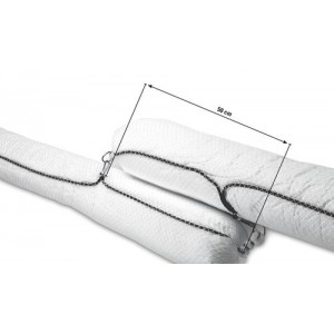 DENSORB oljna pregrada za zadrževanje in vpijanje olja na vodi, 3 m x 13 cm, 4 kosi