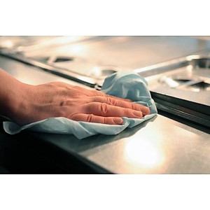 Čistilni robčki, odporni na topila, Z-prepognjeni, 1 dozirna škatla, turkizna