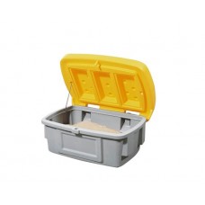 Posoda za pesek SB 100 iz polietilena, 100 litrov, rumen pokrov Posoda za pesek SB 100 iz polietilena, 100 litrov, rumen pokrov