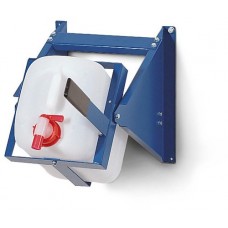 Polnilno stojalo tipa AB10-L iz jekla, barvano, za 10 litrske posode RAL5010 Polnilno stojalo tipa AB10-L iz jekla, barvano, za 10 litrske posode RAL5010