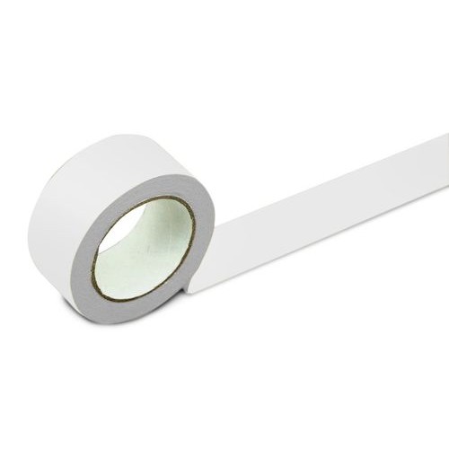 Trak za označevanje tal, širine 75 mm, bel, 2 roli