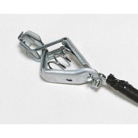 Ozemljitveni kabel z 1 kleščami / 1 sponko in izolacijo, dolžina kabla 2 m