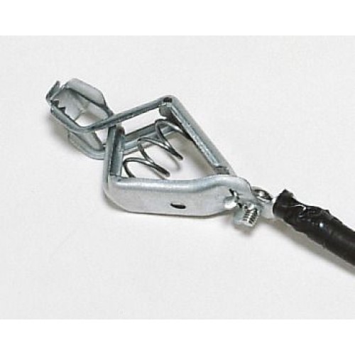 Ozemljitveni kabel z 1 kleščami / 1 sponko in izolacijo, dolžina kabla 2 m