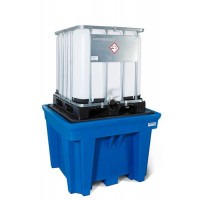 Lovilna posoda classic-line za 1 IBC, s polico PE