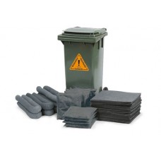 DENSORB komplet veziv za ukrepanje ob razlitju, zabojnik s kolesi B 12, univerzalni