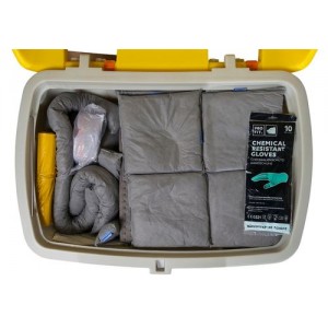 DENSORB komplet za ukrepanje ob razlitju varnostna škatla SF200, univerzalna izvedba