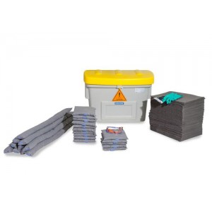 DENSORB komplet za ukrepanje ob razlitju varnostna škatla SF200, univerzalna izvedba