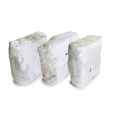 Trikotne čistilne krpe TW iz bele bombažne tkanine, 3 zavitki po 10 kg Trikotne čistilne krpe TW iz bele bombažne tkanine, 3 zavitki po 10 kg