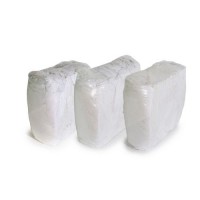 Čistilne krpe BW iz bele bombažne tkanine, 3 zavoji po 10 kg