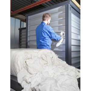 Čistilne krpe BW iz bele bombažne tkanine, 3 zavoji po 10 kg