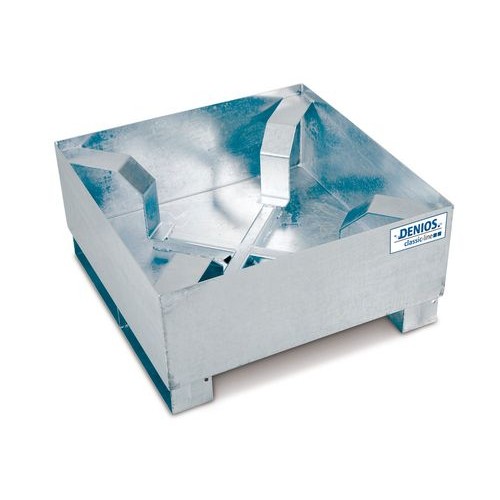 Lovilna posoda classic-line za 1 sod, pocinkana, z nosilcem za sod, 866x866x423