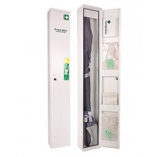 Omarica za prvo pomoč iz jeklene pločevine, bela