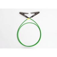 Ozemljitveni kabel z 2 kleščama, izolacija in ATEX odobritev, 2 m dolžine kabla