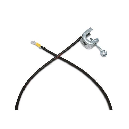 Ozemljitveni kabel z 1 C objemko / 1 obročastim kabeljskim čevljem z izolacijo, dolžina kabla 2 m