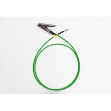 Ozemljitveni kabel z 1 kleščami / 1 sponko, izolacijo in ATEX odobritvijo, dolžina kabla 2 m