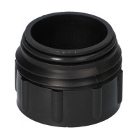 Posebni navojni adapter SG 3 iz 2" finega navoja v 2" Mauser grobi navoj Viton (A), črn