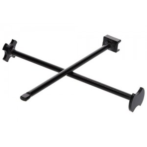 Križni ključ, jeklen, lakiran, za odpiranje najpogostejših zapiral za sode Križni ključ, jeklen, lakiran, za odpiranje najpogostejših zapiral za sode