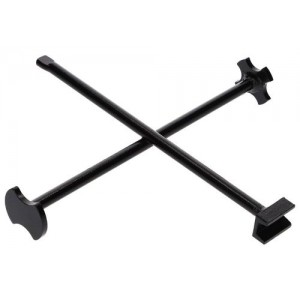 Križni ključ, jeklen, lakiran, za odpiranje najpogostejših zapiral za sode Križni ključ, jeklen, lakiran, za odpiranje najpogostejših zapiral za sode