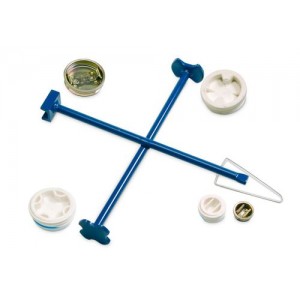 Križni ključ, jeklen, lakiran, za odpiranje najpogostejših zapiral za sode Križni ključ, jeklen, lakiran, za odpiranje najpogostejših zapiral za sode