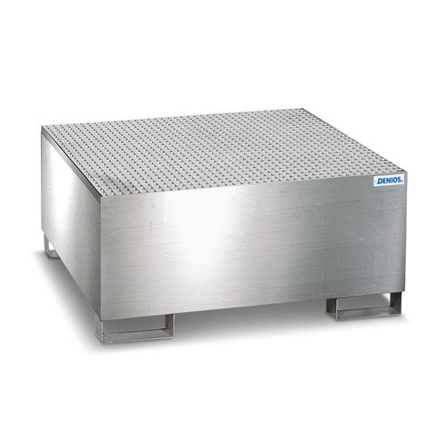 Lovilna posoda pro-line iz nerjavečega jekla za 4 sode, z rešetko iz nerjavečega jekla, 1260x1342x390