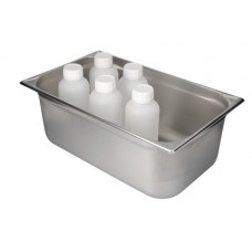 Pladenj za male posode GN 1/1-200 iz nerjavečega jekla, 26,5 l